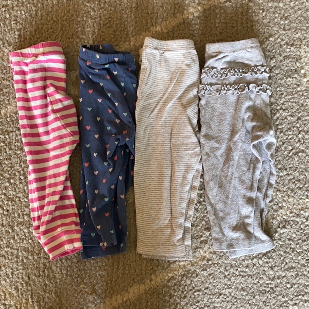 Bundle - baby girls leggings / pants